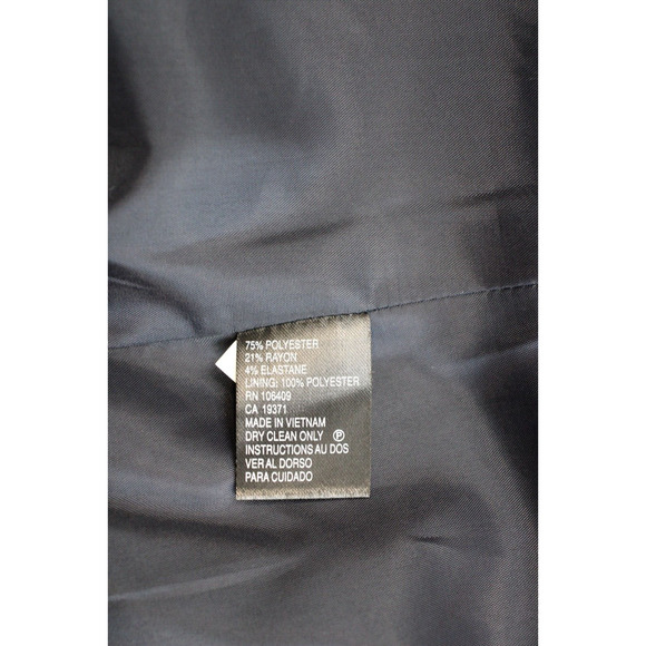 Tahari Arthur S. Levine Blazer Womens Size 12 Black Two Button Lined Jacket - Picture 5 of 8